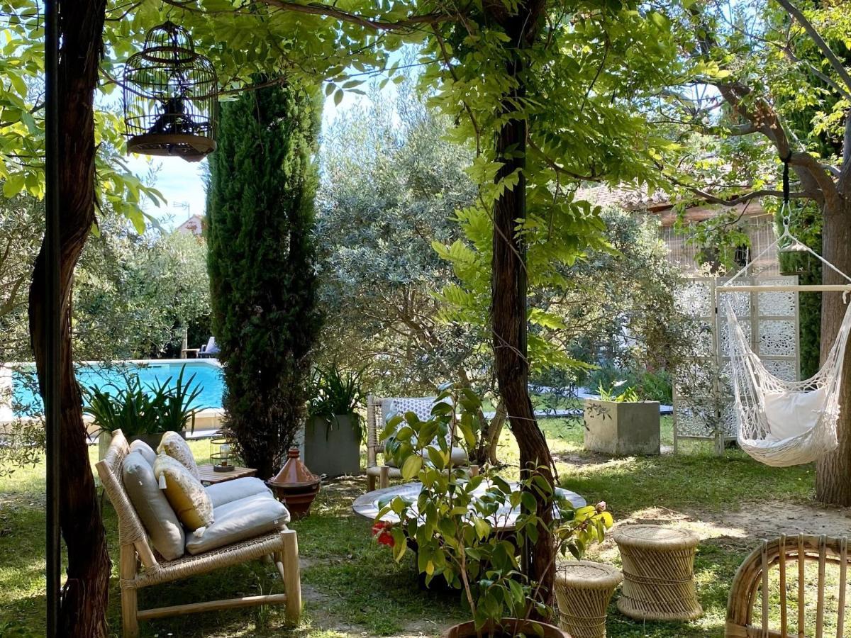Villa Le Jardin de Lau à Aubignan Extérieur photo
