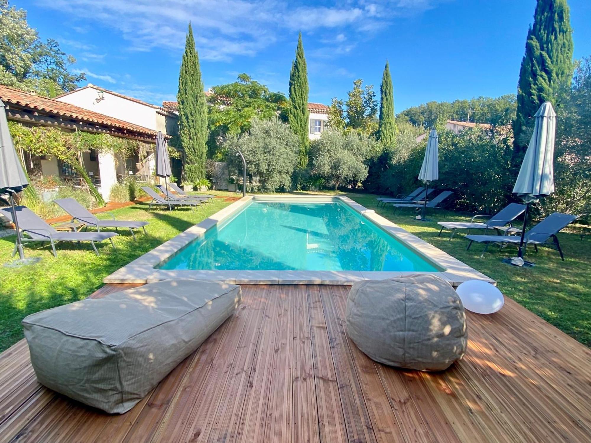 Villa Le Jardin de Lau à Aubignan Extérieur photo